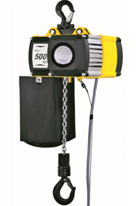 Yale CPV electric chain hoist and chain bag