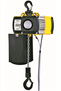 Yale CPV electric chain hoist and chain bag