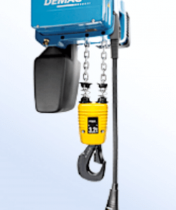 Demag DC Pro electric hoist with chain collector