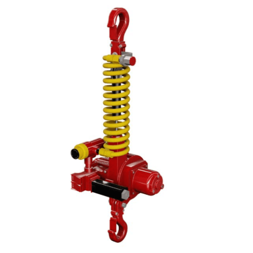 red rooster bench handling air hoist