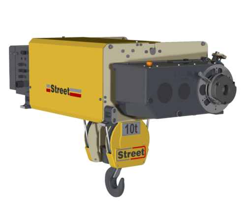 zx foot mounted wire rope hoist