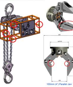 hot stab tool for Tiger sub sea chain block hoist