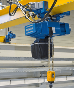 Demag dcs pro electric hoist with trolley