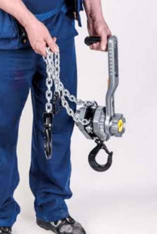 Yale ERGO pull lift size against person