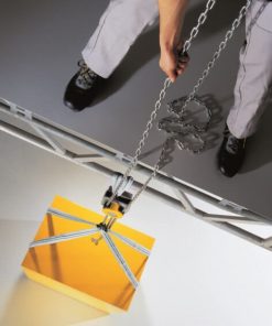 Yale 360 chain hoist used for vertical lifting