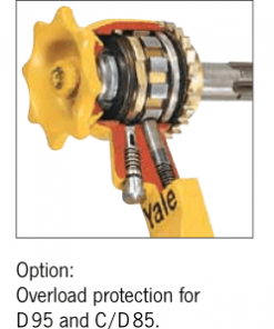 D85 pul-lift overload protection option