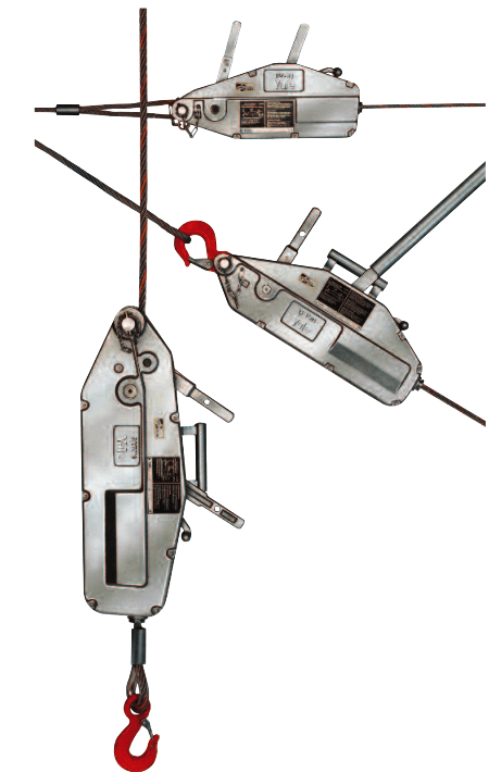 Yale wire rope cable pullers