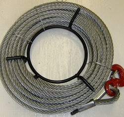 wire rope for cable pullers