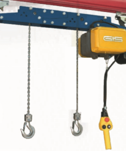 gis electric hoist with two hook lifting