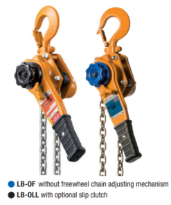 Kito LB lever hoist types