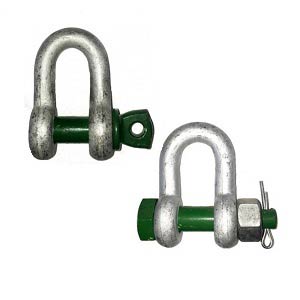 green pin dee shackles