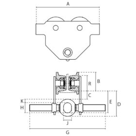 delta push trolley dimensions