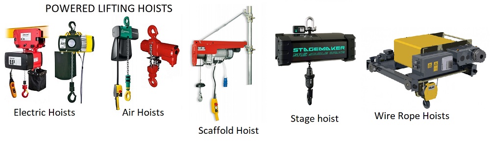 powered lifting hoists