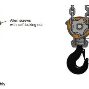 Liftket Power and B13 Electric Hoists hook assembly